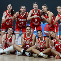 16 Yaş Altı Kız Milli Basketbol Takımı çeyrek finalde