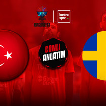 CANLI | 12 Dev Adam son 16 turunda İsveç'e karşı!