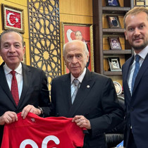 Gençlerbirliği'nden MHP lideri Devlet Bahçeli'ye ziyaret