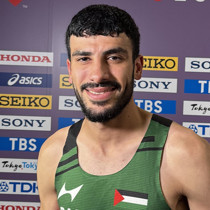 Dünya Atletizm Şampiyonası'nda yarışan tek Filistinli sporcu Dwedar, açıklamalarda bulundu