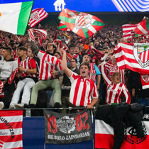 Bilbao taraftarları Filistin için yürüdü