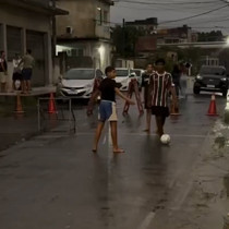 Futbolun yetenekleri Brezilya sokaklarında