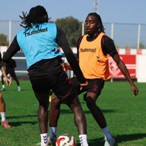 Samsunspor'un Kayserispor maçı hazırlıkları devam etti