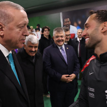 Cumhurbaşkanı Erdoğan, A Milli Takımı tebrik etti