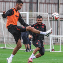 Samsunspor'un Kayserispor maçı hazırlıkları devam etti