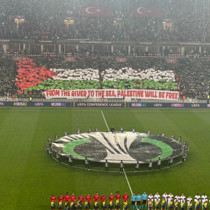 Samsunspor tribünleri: Nehirden denize kadar Filistin özgür olacak
