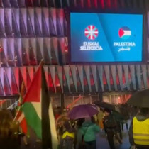 Bask Bölgesel Futbol Takımı ile Filistin Milli Takımı dostluk maçına çıktı