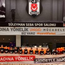 Beşiktaş'tan Kadına Yönelik Şiddete Karşı Uluslararası Mücadele Günü etkinliği