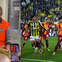 Derbi sonrası basın mensuplarına baklava ikram edildi