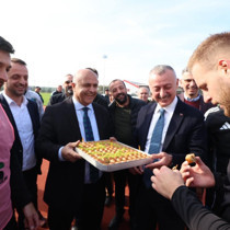 Kocaelispor'a Kasımpaşa maçı öncesi baklavalı moral