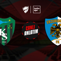 CANLI | Kocaelispor kupada Erzurumspor'u konuk ediyor!