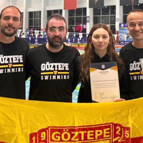 Milli yüzücü Derin Akar, 11 yıllık Türkiye rekorunu kırdı