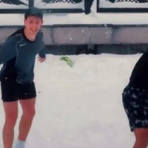 Arda Güler Bolu'dan paylaştı: Karın keyfini yine çocuklar çıkardı