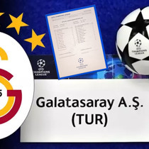 Galatasaray'ın Şampiyonlar Ligi kadrosu belli oldu