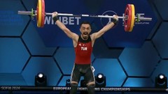 Muammer Şahin 55 kilo koparmada Avrupa Şampiyonu oldu!