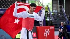 Milli tekvandocu Enbiya Taha Biçer, Avrupa Şampiyonası'nda altın madalya kazandı
