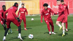 Galatasaray'ın Gaziantep FK maçı çalışmaları devam etti