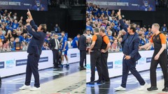 Anadolu Efes taraftarı 'Mola alsana' dedi Ergin Ataman küplere bindi! "Benim sayemde başarılısınız"