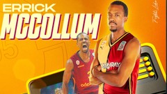 Galatasaray MCT Techinc, Errick McCollum'u kadrosuna kattığını açıkladı