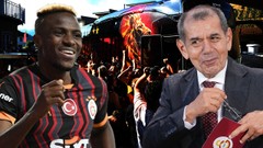 Galatasaray taraftarı Dursun Özbek'i görünce çıldırdı! "Osimhen'i istiyoruz"