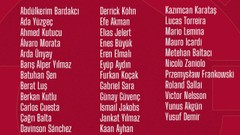 Galatasaray'ın kamp kadrosu belli oldu! Morata, Nelsson, Cuesta...