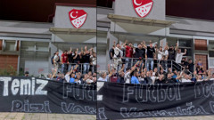 Trabzonspor taraftarı TFF'yi istifaya çağırdı: Bizi karanlığa boğdunuz