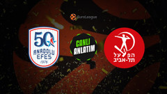 MAÇ LİNKİ | Anadolu Efes - Hapoel Tel Aviv (EuroLeague) - S SPORT 2 CANLI İZLE ŞİFRESİZ