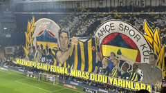 Kadıköy'de koreografi ve görsel şov! Futbolcular çok şaşırdı