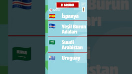 🏆 Dünya Kupası'na son 3 gün!  🤔 Sizce H grubunda ilk iki sıra hangi takımların olur?