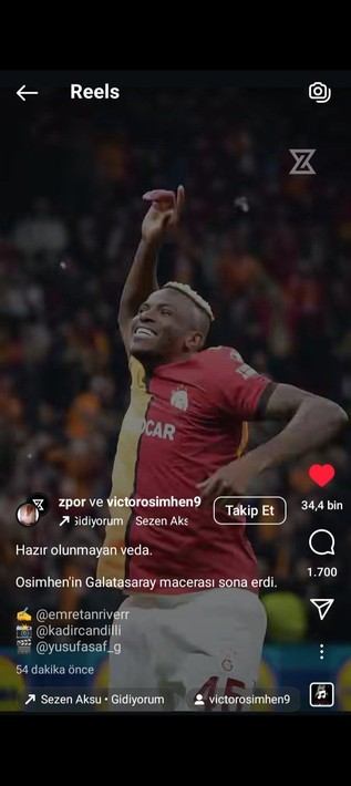 Osimhen gece yarısı paylaştı anında sildi! Muslera ve Mertens sonrası veda sözleri - Resim: 7