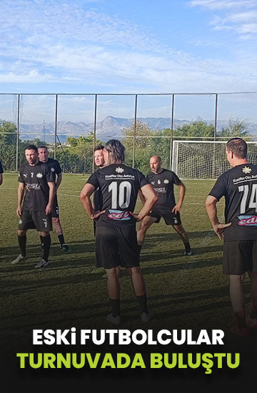 Eski ünlü futbolcular turnuvada buluştu