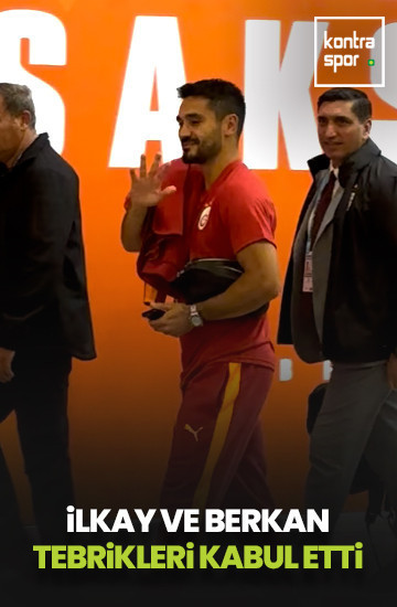İlkay Gündoğan ve Berkan Kutlu, tebrikleri kabul etti
