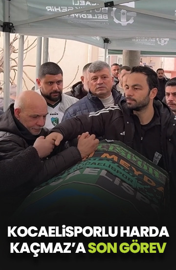 Kocaelispor taraftarı Harda Kaçmaz son yolculuğuna uğurlandı