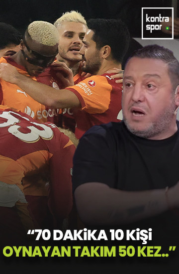 Nihat Kahveci: 70 dakika 10 kişi oynayan takım...