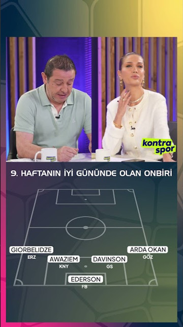 Fulya Sever Kahveci ve Nihat Kahveci, Süper Lig'de 9. haftanın iyi gününde olan 11'ini seçti.