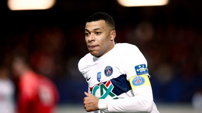 Kylian Mbappe'nin portresi