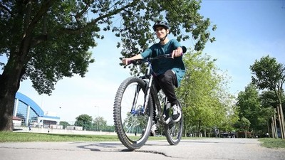 Pedallar "yeşil gelecek" için dönüyor