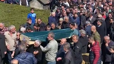 Trabzonsporlu Mirkan Kurt son yolculuğuna uğurlandı
