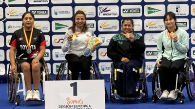 Milli para badmintoncular, İspanya'da 3 madalya kazandı