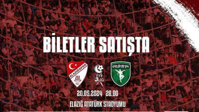 Elazığspor’dan son maça özel hatıra bileti