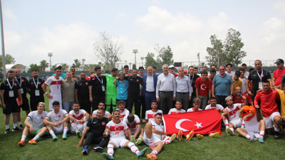 Türkiye, İşitme Engelliler Avrupa Futbol Şampiyonası'nda Belçika'yı yendi