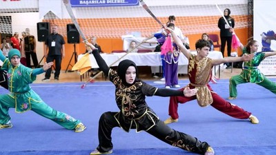Wushu Okul Sporları Türkiye Şampiyonası sürüyor