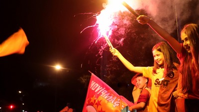 Yurdun dört bir yanında Galatasaray coşkusu!
