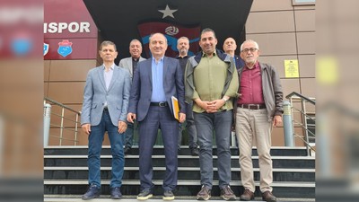 Eski futbolcu, başkan ve Spor Bakanı Faruk Özak'tan Trabzonspor ziyareti