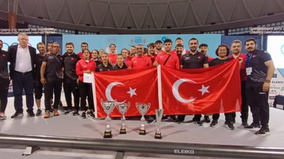 Milli halterciler, Yıldızlar ve 15 Yaş Altı Avrupa Şampiyonası'nda 61 madalya kazandı