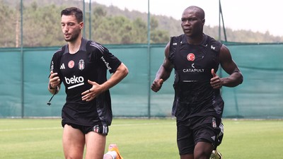 Beşiktaş'ta Aboubakar, Colley ve Masuaku takıma katıldı