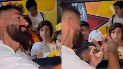 Kerem Demirbay, Galatasaraylı taraftarlarla fotoğraf çekildi