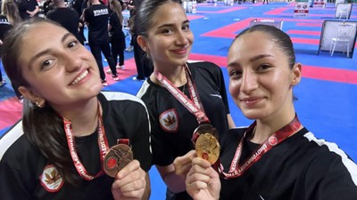 Diyarbakırlı milli karateci Sena Kızılaslan, 8'inci kez Türkiye şampiyonu oldu