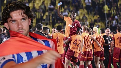 Galatasaray'ın yıldızı Ferdi Kadıoğlu'nun yanına gidiyor! Fenerbahçe derbisinde canlı izlediler