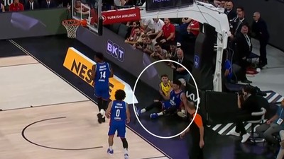 Anadolu Efes-Fenerbahçe maçında saha karıştı! Hakemden diskalifiye kararı geldi